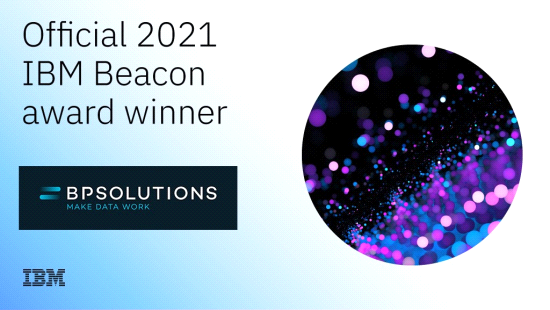 BPSOLUTIONS wint 2021 IBM Beacon Award voor ‘Outstanding Software Defined Storage Solution’